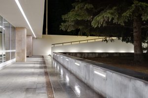 Устройство архитектурно-художественной подсветки фасада Павильона